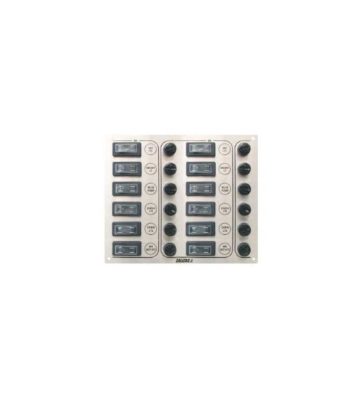 Panel de interruptores SP12 ultra inox