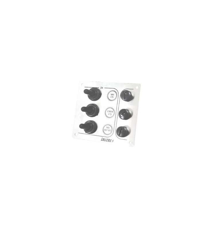 Panel de 3 interruptores SP3 inox