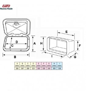Medidas de Cofre para bombona de gas 3 kg 356 x 397 mm Top Line