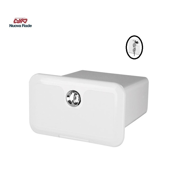 Guantera 174 x 292 mm con llave y cierre cromado