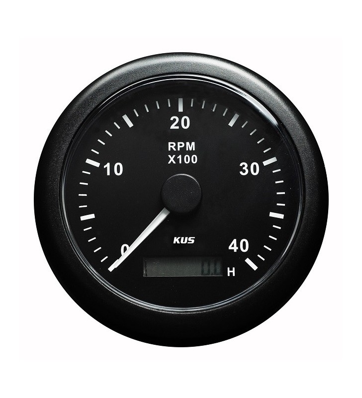 Cuentarrevoluciones negro Kus hasta 4000 RPM