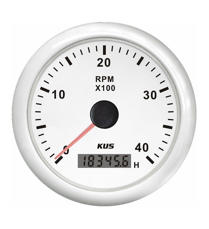 Cuentarrevoluciones blanco Kus hasta 4000RPM