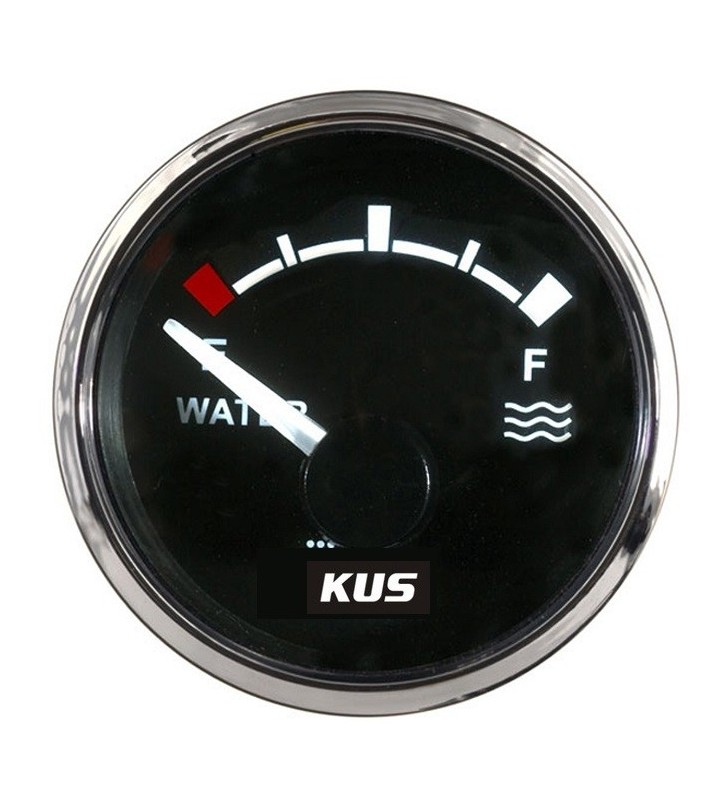 Indicador nivel de agua 0-190 Ohm Kus inox negro