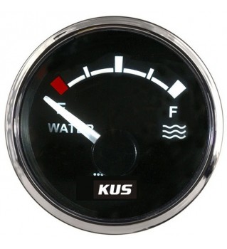 Indicador nivel de agua 0-190 Ohm Kus inox negro