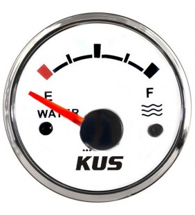 Indicador nivel de agua 0-190 Ohm Kus inox blanco
