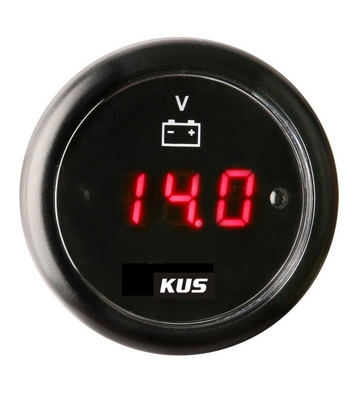 Voltímetro digital Kus negro