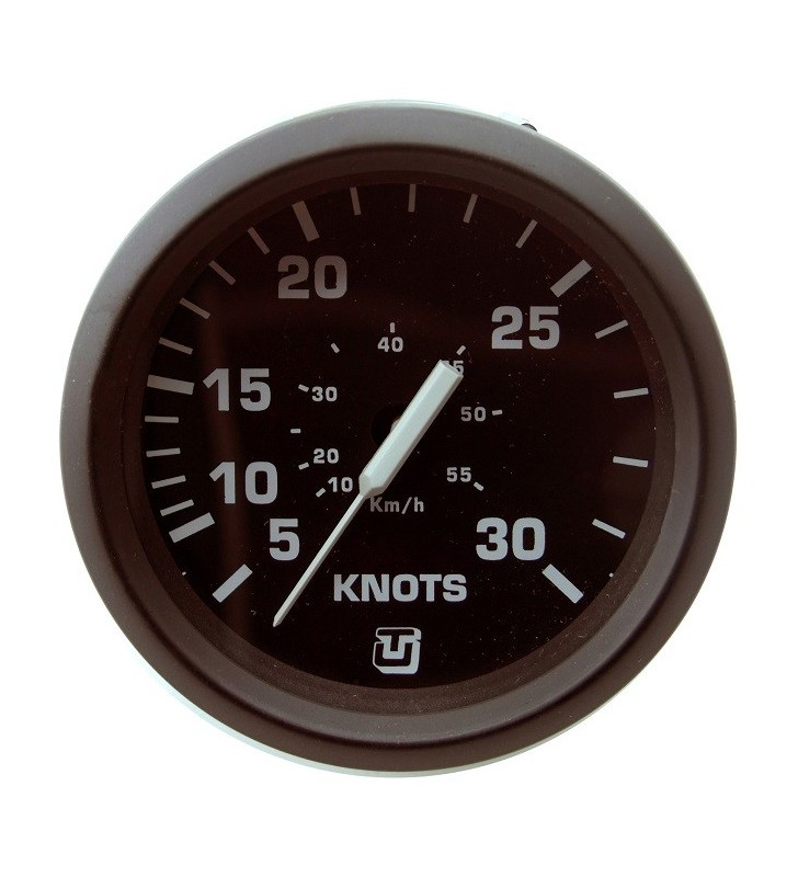 Indicador velocidad por presión 30Kn Uflex Negro