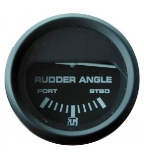 Indicador de ángulo de timón Uflex negro