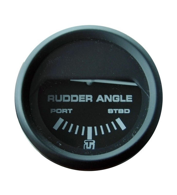Indicador de ángulo de timón Uflex negro