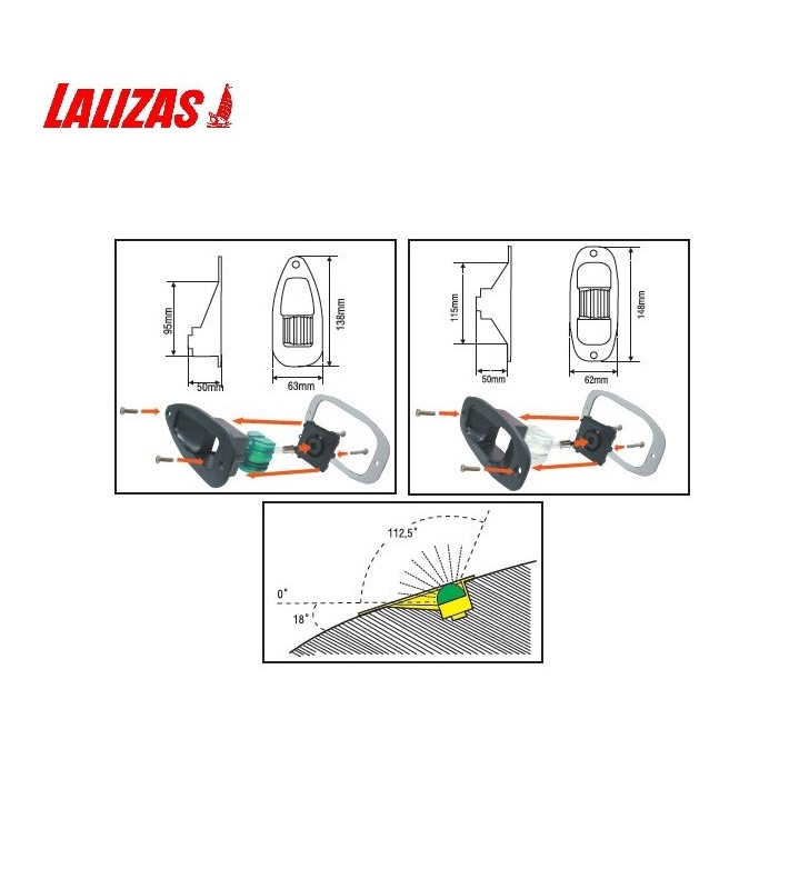 Medidas de Luz Mati 7 estribor
