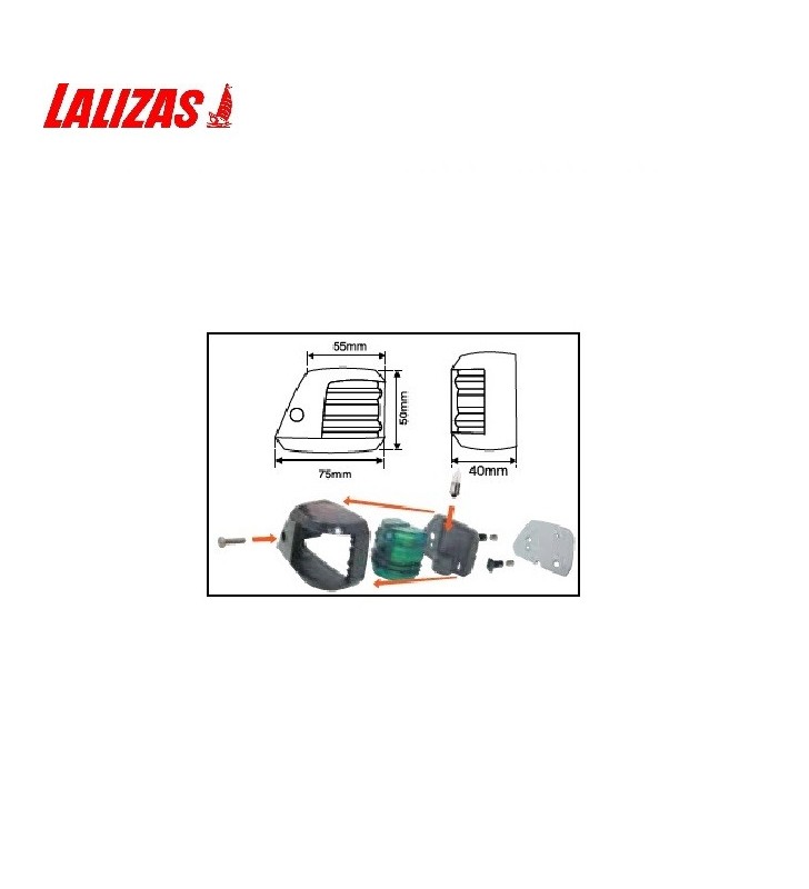 Medidas de Luz Faros 7 babor
