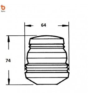 Medidas de Luz Classic inox todo horizonte blanca