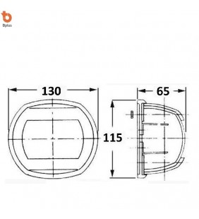 Medidas de Luz Maxi inox tope