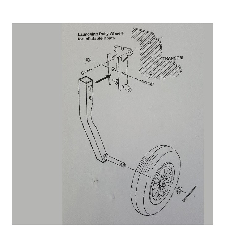 Ruedas de botadura inflables con estructura inox