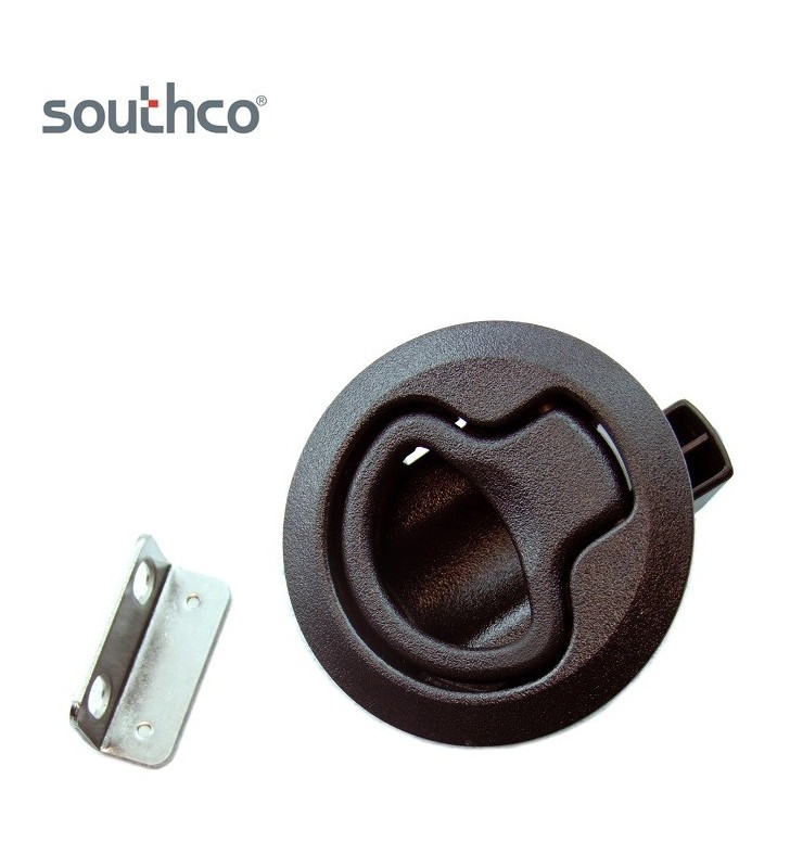 Cierre encastado Southco negro 7-12mm