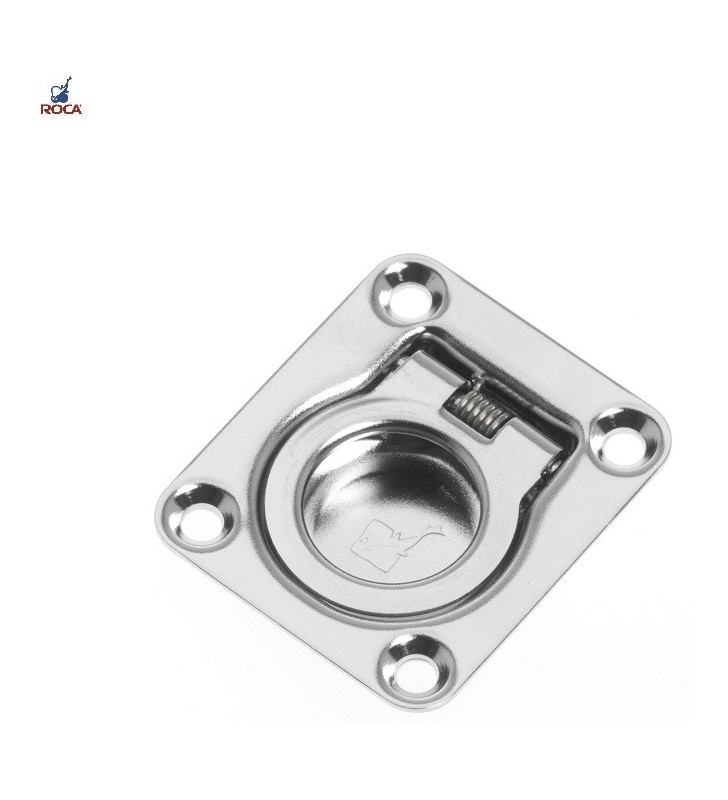 Tirador encastado 38 x 44mm inox