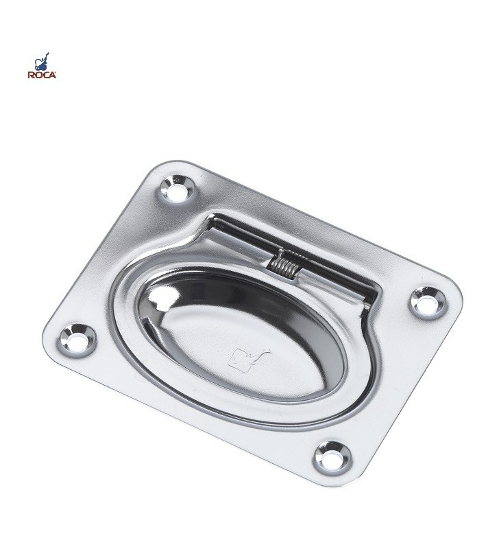Tirador encastado 60 x 75mm inox