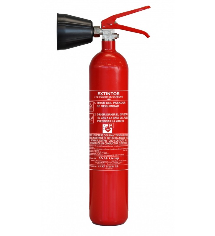 Extintor 2 Kg CO2 homologado SOLAS