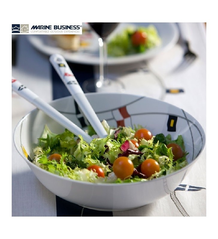 Ensaladera con cubiertos de servir Regata