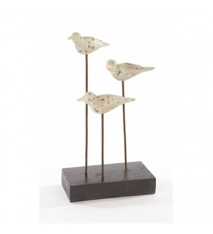 Conjunto gaviotas en pedestal