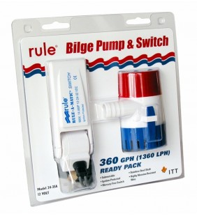 Bomba de achique con interruptor automático Rule 300GPH