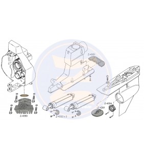 Kit ánodos Mercury/Mercruiser Alpha One GEN II