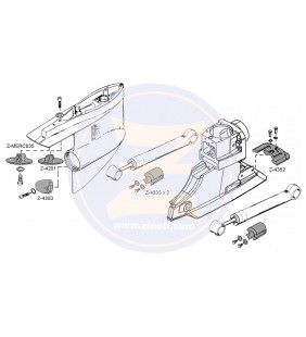 Kit ánodos Mercury Mercruiser Bravo III 2004