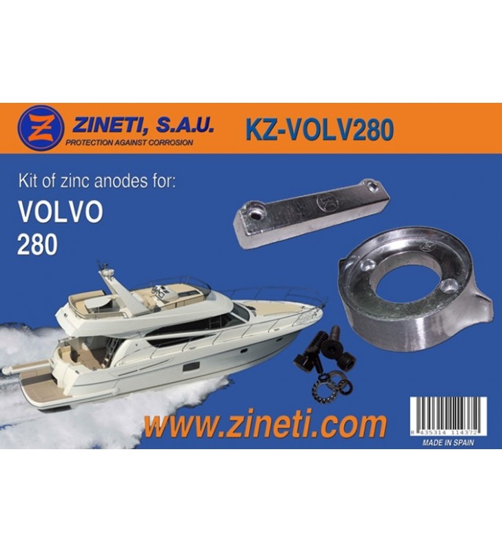 Kit ánodos Volvo 280