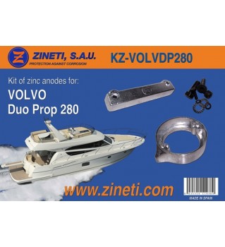 Kit ánodos Volvo Duo Prop 280