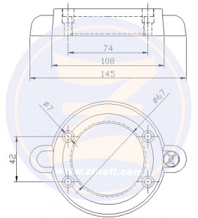 Medidas de Anodo collar para Yanmar Z-5431