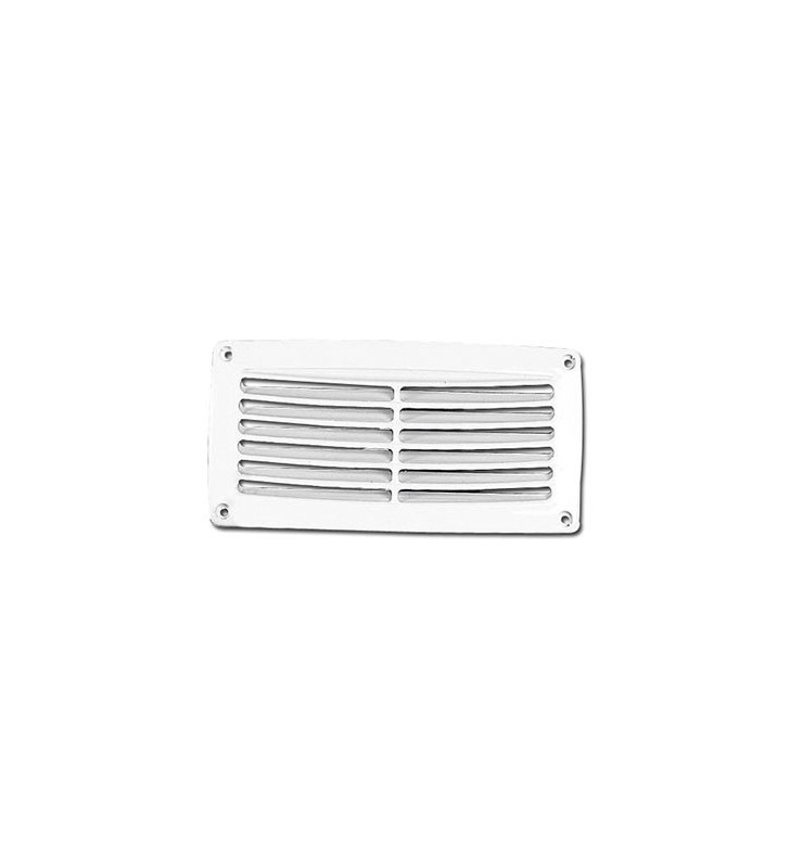Rejilla de ventilación 206 x 106 plástico blanco