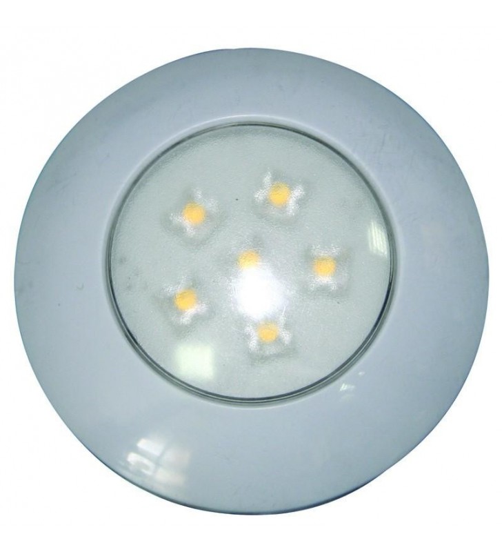 Aqualed plafón 6 leds blanco