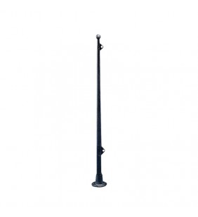 Asta de bandera 390 mm con base atornillable