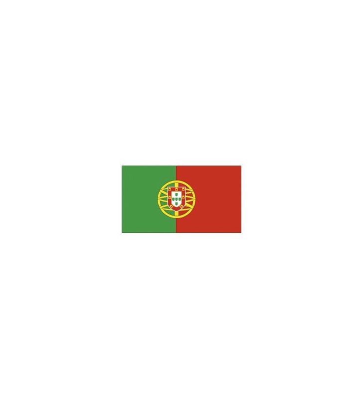 Bandera de Portugal 40 x 60 cm con escudo