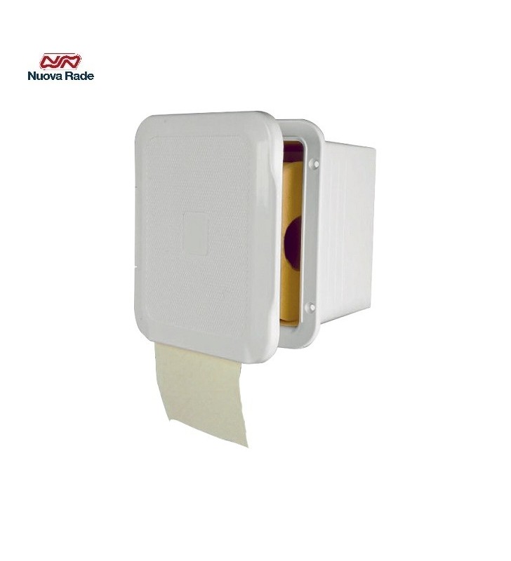 Caja empotrable para papel higiénico