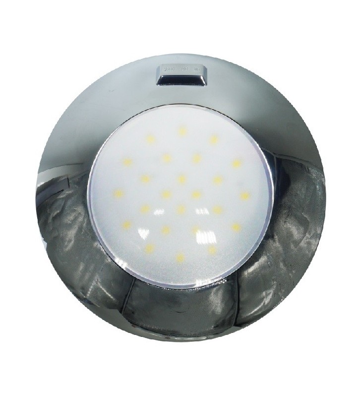 Plafón luz led de cabina cromado Aqualed
