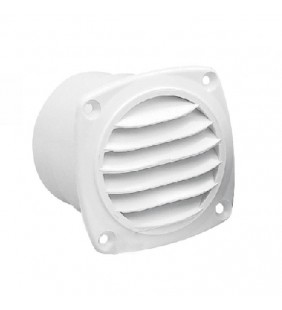 Rejilla de ventilación con conexión a tubo de 70 mm