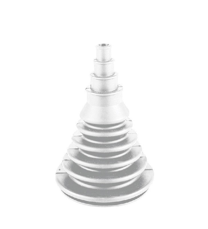 Fuelle pasacables de caucho 140mm blanco