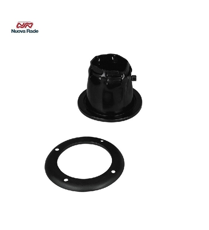 Pasacables de caucho ajustable con anilla