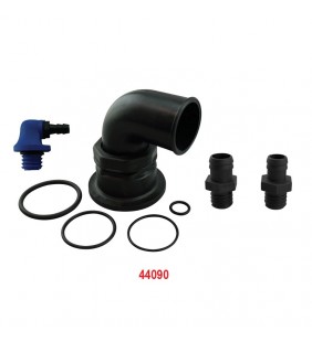 Kit conexiones con codo 50 mm Ø para depósito Ercole o Sogliola
