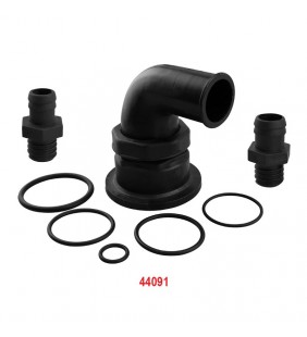 Kit conexiones con codo 38 mm Ø para depósito Ercole o Sogliola