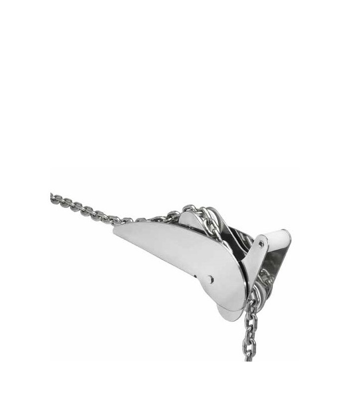 Puntera de proa 400mm basculante inox