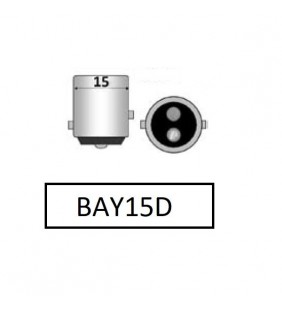 Bombilla BAY15D 72 LEDS siliconada