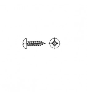 Tornillos 3,5 X 13 rosca chapa inox