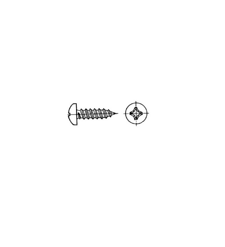 Tornillos 4,2 X 19 rosca chapa inox