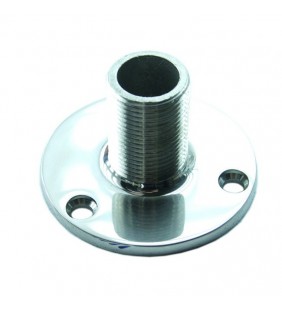 Soporte fijo inox para antena VHF perfil bajo