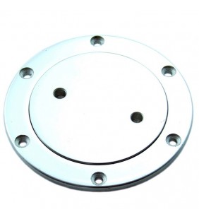 Tapa de registro aluminio redonda 175mm