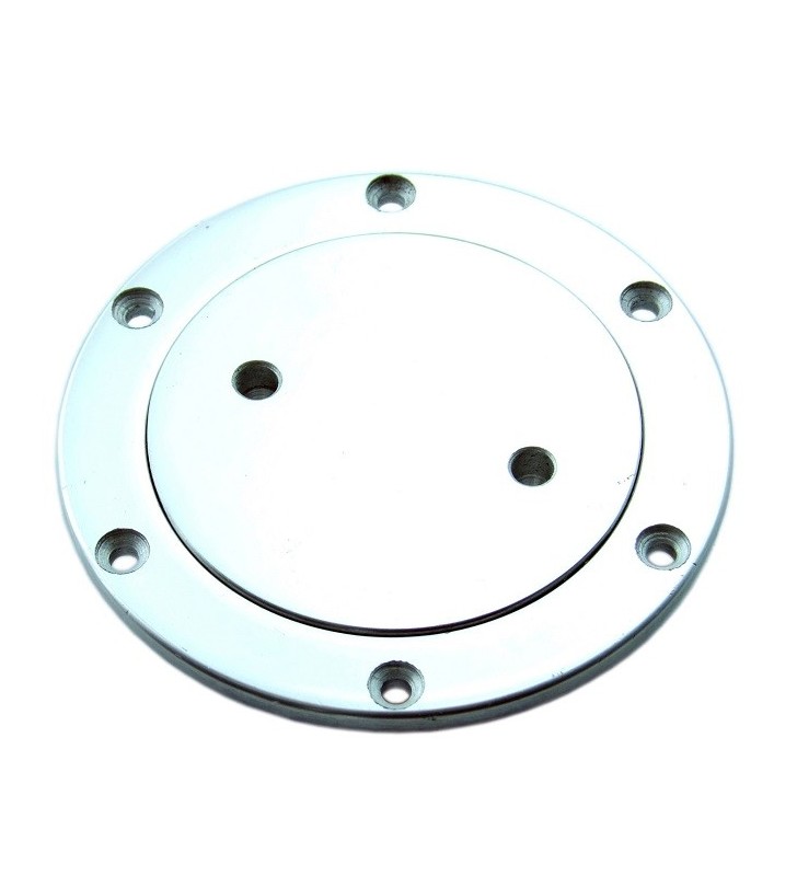 Tapa de registro aluminio redonda 89mm