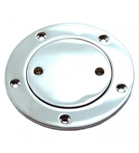 Registro redondo 113mm inox
