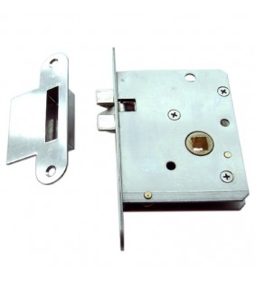 Cerradura de embutir con resbalón antivibratorio F: 144x18